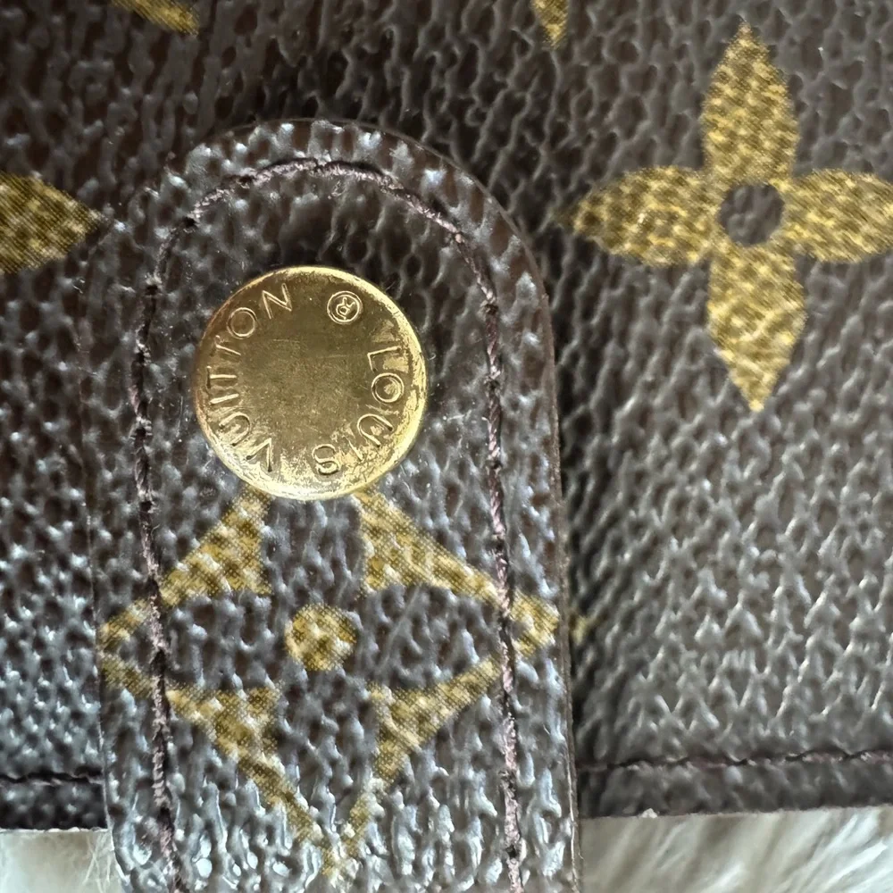 LV Monogram Agenda PM Planner Cover Brown Canvas Leather - Picture 9 of 12